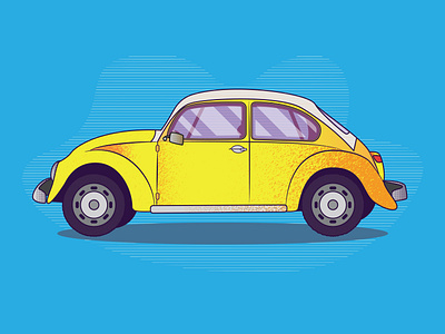 Vector Classic vintage car Illustration