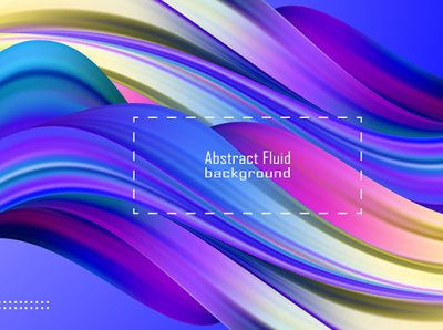 Fluid abstract background wave