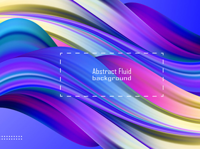 Fluid abstract background