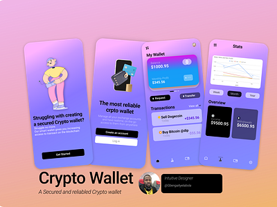 Crypto Wallet App Design