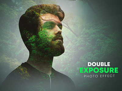 Double Exposure Effect for Youtube Thumbnail Poster