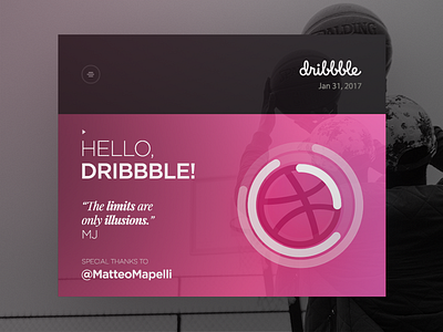 • Dribbble Shot! •