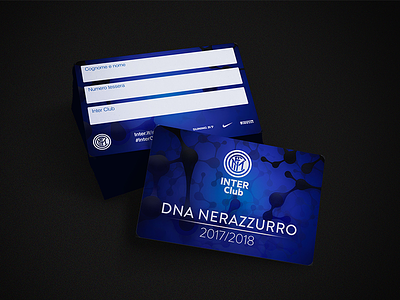 • Inter Club Membership Card • branding card corporate design dna football inter membership proposal
