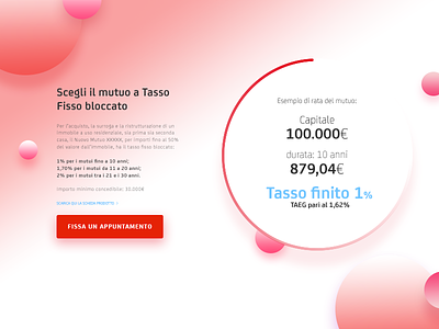 • Bank Elements • bank clean elements gradient info infographics minimal red shades ui ux visual