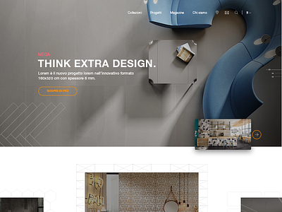• Ceramic design UI element • ceramic design e commerce shopping slideshow ui ux website