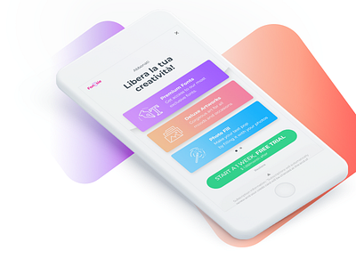• Paywall 1 • app clear creative design editing font gradient ios paywall premium purchase ui ux
