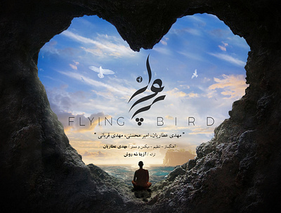 Flying bird album cover albume cover cover artwork cover design