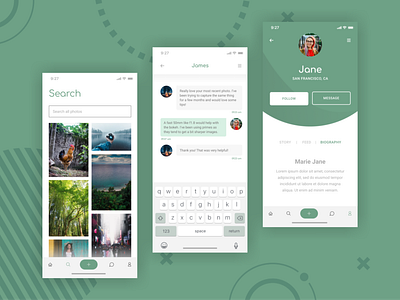 Social Media Apps Design