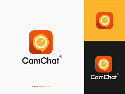 CamChat Apps Logo Design app apps design brand agency brand design brand identity branding design icon logo logodesign