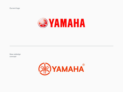 Yamaha Logo advertisement advertisement design brand agency brand design brand identity branding design logo logodesign minimalist