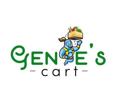 Genie Cart Logo app design icon logo steve jobs ui web