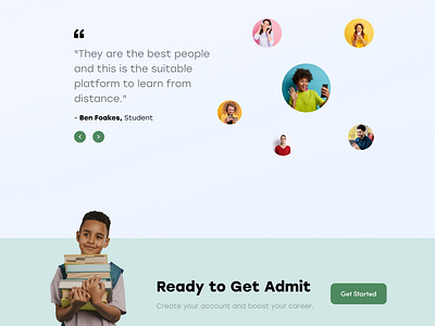 E- learning landing page