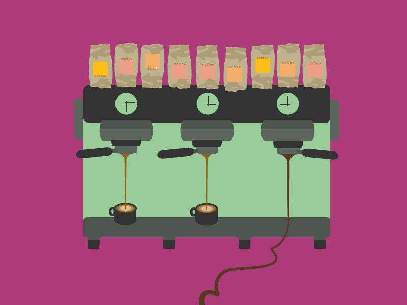 Espresso Machine by Jordan Bibla on Dribbble