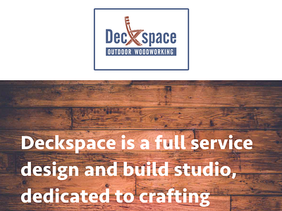 Deckspace typography ui web design