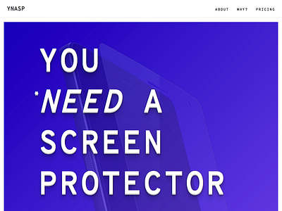 You Need A Screen Protector Hero
