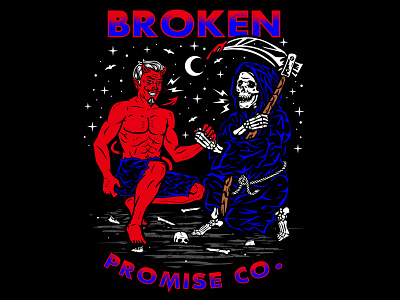 Partner In Crime apparel artwork clothing cult design evil graphic grimreaper illustration logo satanic streetwear vector