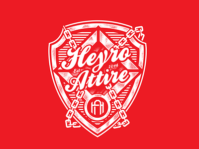 Heyro Attire #2 apparel artwork badges branding clothing design graphic logo vector