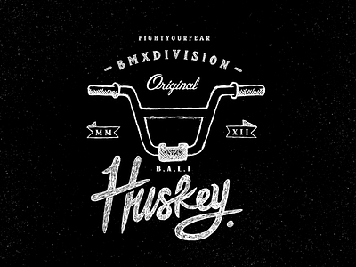 Huskey chalk BMX chalk clothing customtype extreme logotype sport type typeface typography typowork