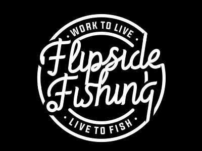 Flipside Circle apparel branding clothing corel doodle fontype handmade identity logo typeface typography vintage