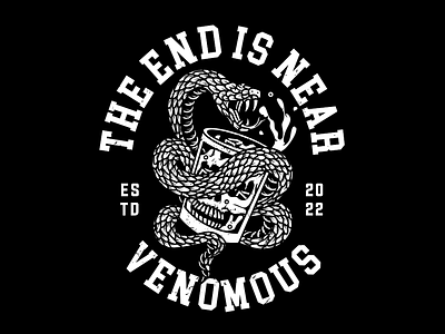 Dead Snake apparel artwork branding clothing design graphic illustration logo merch skull snake streetwear tshirtdesign ui vector