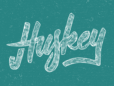 Huskey Chalk chalk clothing customtype handmade handtype lettering logotype script type typeface typography typowork
