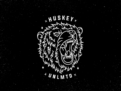Bear Huskey animal apparel bear brand clothing graphic illustration skate surf