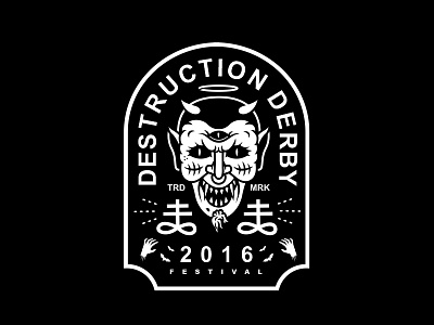 Destruction Derby apparel bandmerch bold clothing design graphicdesign merch simple