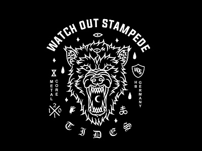 Watch Out Stampede apparel bandmerch bold clothing design graphicdesign merch simple