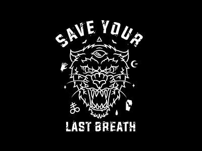 Save Your Last Breath apparel bandmerch bold clothing design graphicdesign merch simple