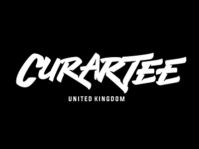 CURARTEE apparel clothing flat font icon identity lettering logo logotype streetwear typography vector