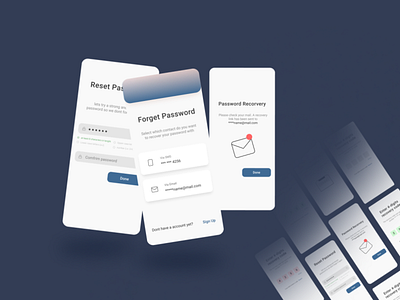 Reset Password ui design adobe branding design graphic design illustration logo typography ui ux vector