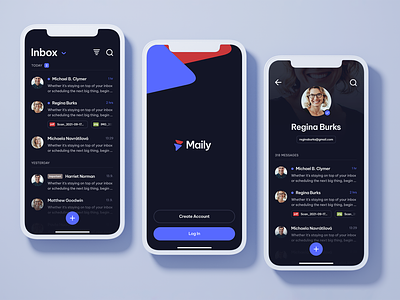 Maily app application e-mail email iphone