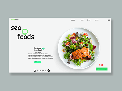 sea food ui adobe design illustration logo ui ui ux uidesign uidesigner ux ux design