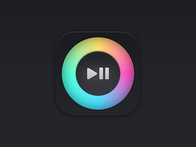Music App Icon app icon big sur fun icon realistic textured ui ui design