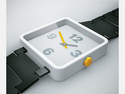 Watch 3d hardware minimalist product product design watch