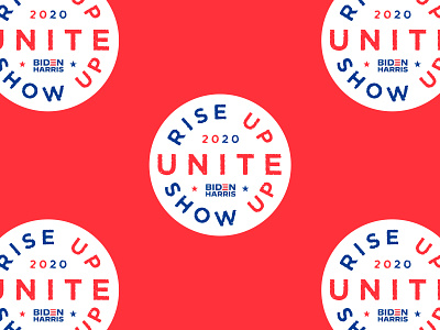 Unite 2020 bidenharris election political riseupshowupunite texture type typography usa vector vote
