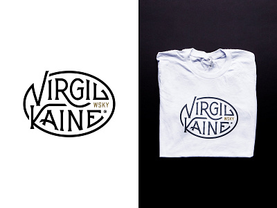 Virgil Kaine Refresh apparel apparel design branding design identity lettering tshirt type typography vector whiskey