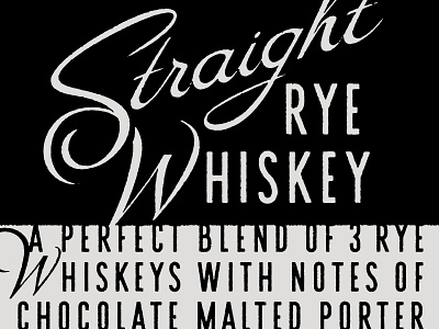 Straight Rye Whiskey