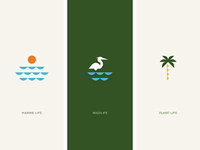 Coastal Life brand development branding design icons identity identity branding illustration vector