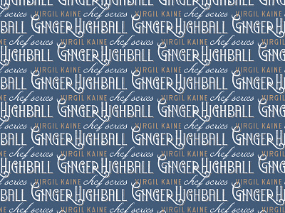 Ginger Highball bourbon branding design lettering texture type typography vector vector texture whiskey