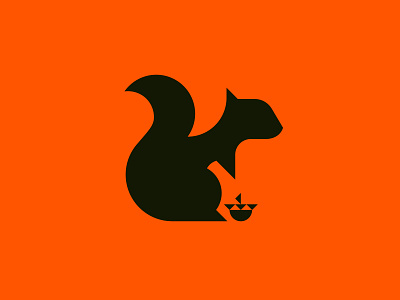My Fav acorn animal design icon illustration nature outdoors squirrel vector