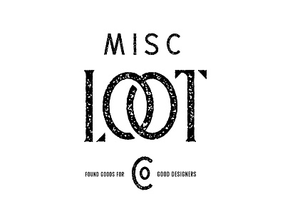 Misc. Loot Co. branding bundle creative market free identity lockup logo template text type typography