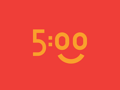 It's that time fellow dribbblers! face friday icon illustration letters numbers shapes smile type typography weekend