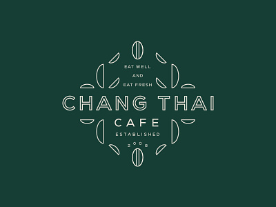 Chang Thai Rebrand branding cafe coffee identity logo logotype rebrand restaurant