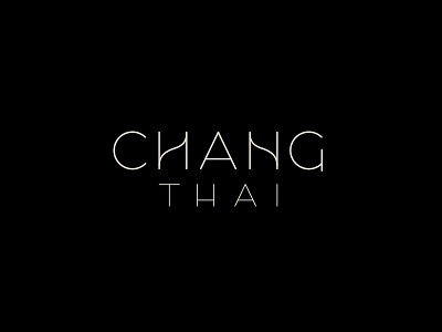 Chang Thai Rebrand pt.2 branding cafe coffee identity logo logotype rebrand restaurant