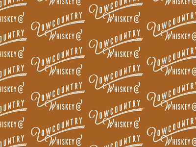 Lowcountry Whiskey Pattern brand development letters pattern type typography whiskey