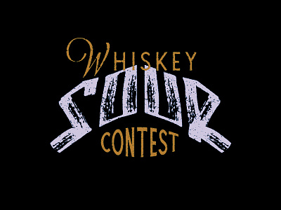 Sour Stuff brand development contest event event branding hand lettering lettering texture typography vector whiskey