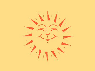 Keep On the Sunny Side bright drawing happy illustration sketch sun sun rays