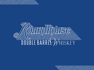 Roundhouse Lettering bourbon hand lettering lettering liquor spirits type typography whiskey