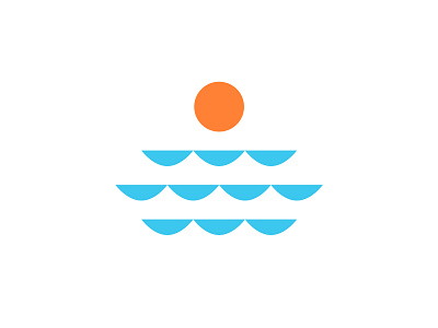 Coastal View pt.1 branding branding and identity coast design icon identity ocean sun